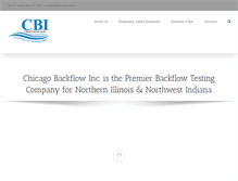 Tablet Screenshot of chicagobackflow.com